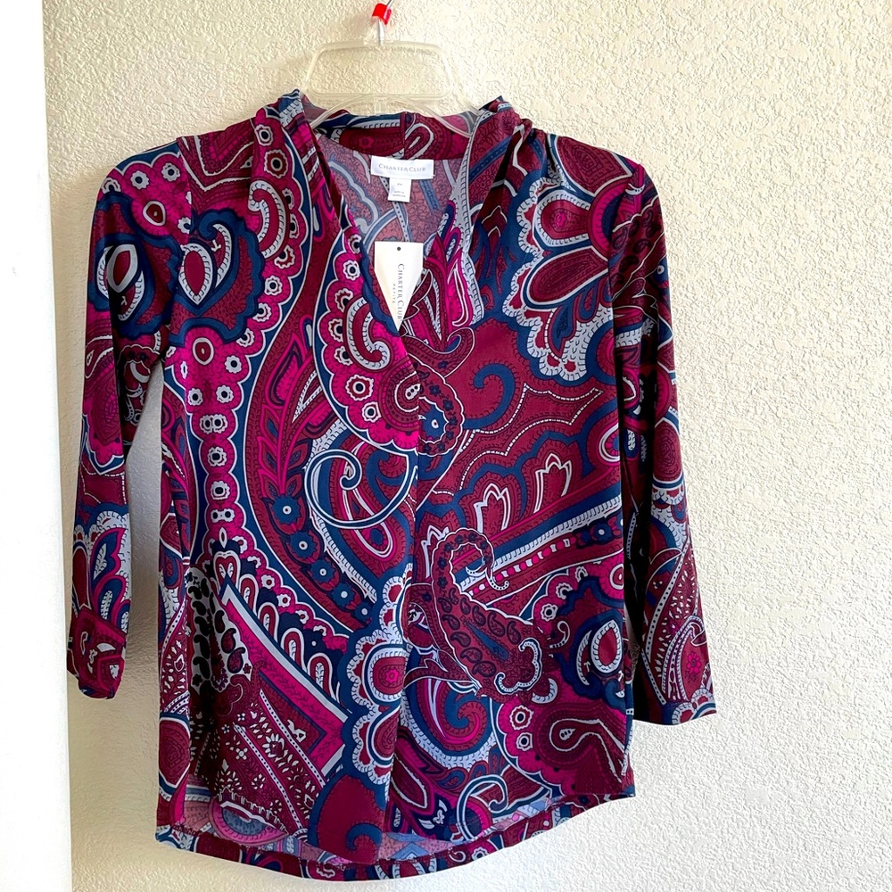 NWT Charter Club blouse